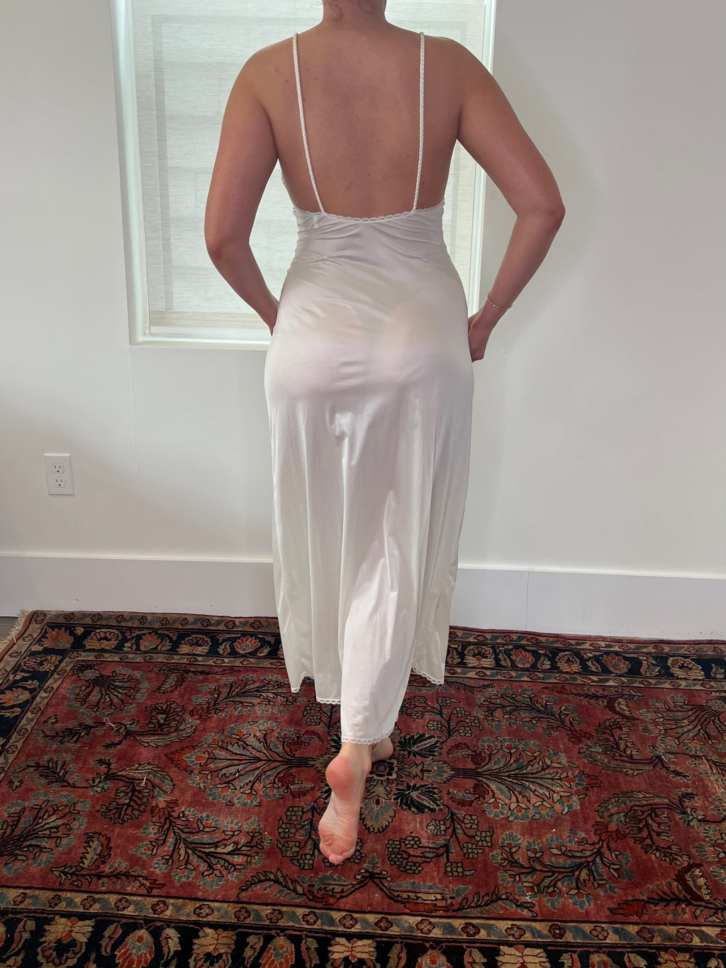 80s Ethereal Silky Gown