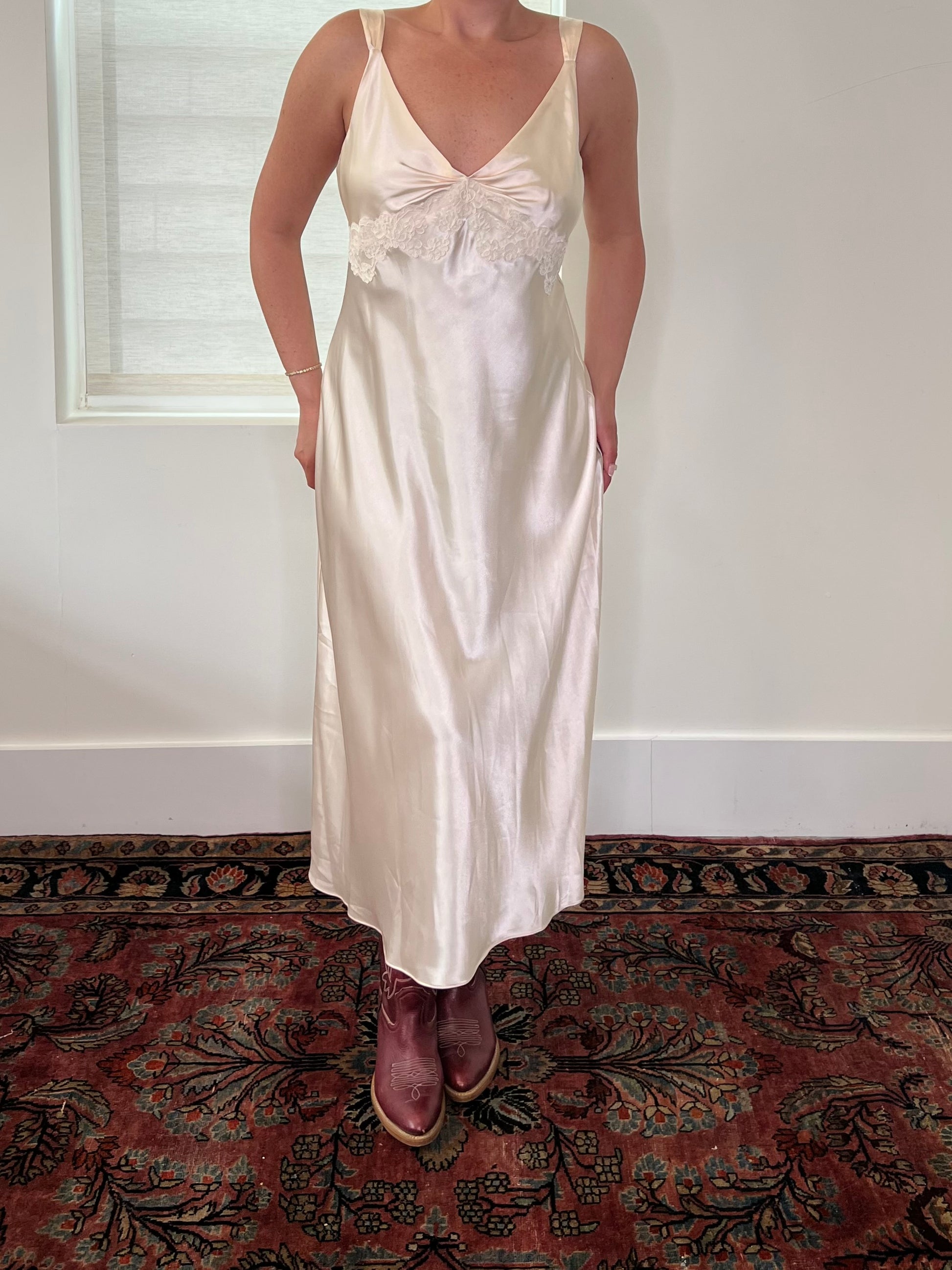 90s Romantic Long Gown Jones New York