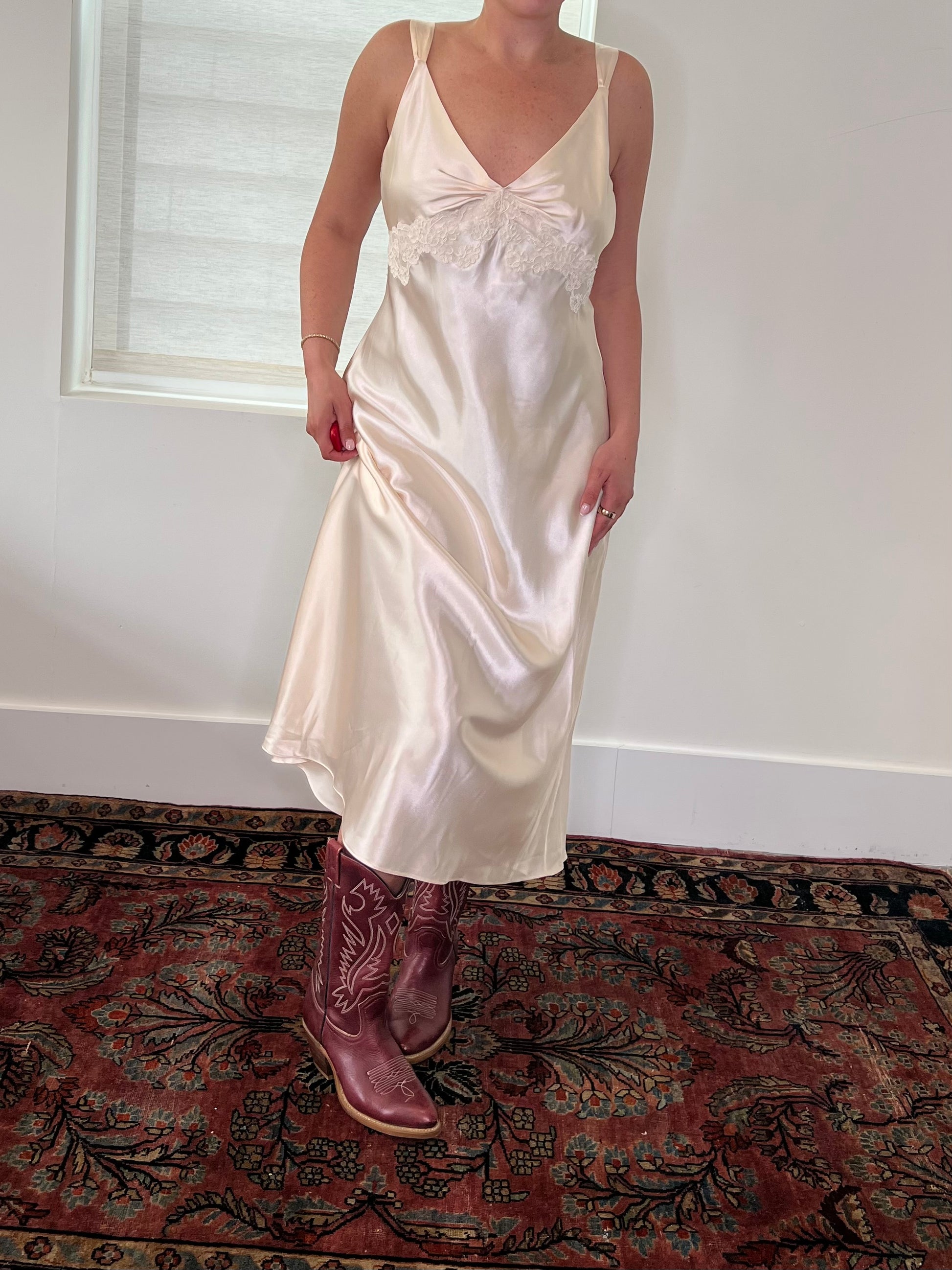 90s Romantic Long Gown Jones New York