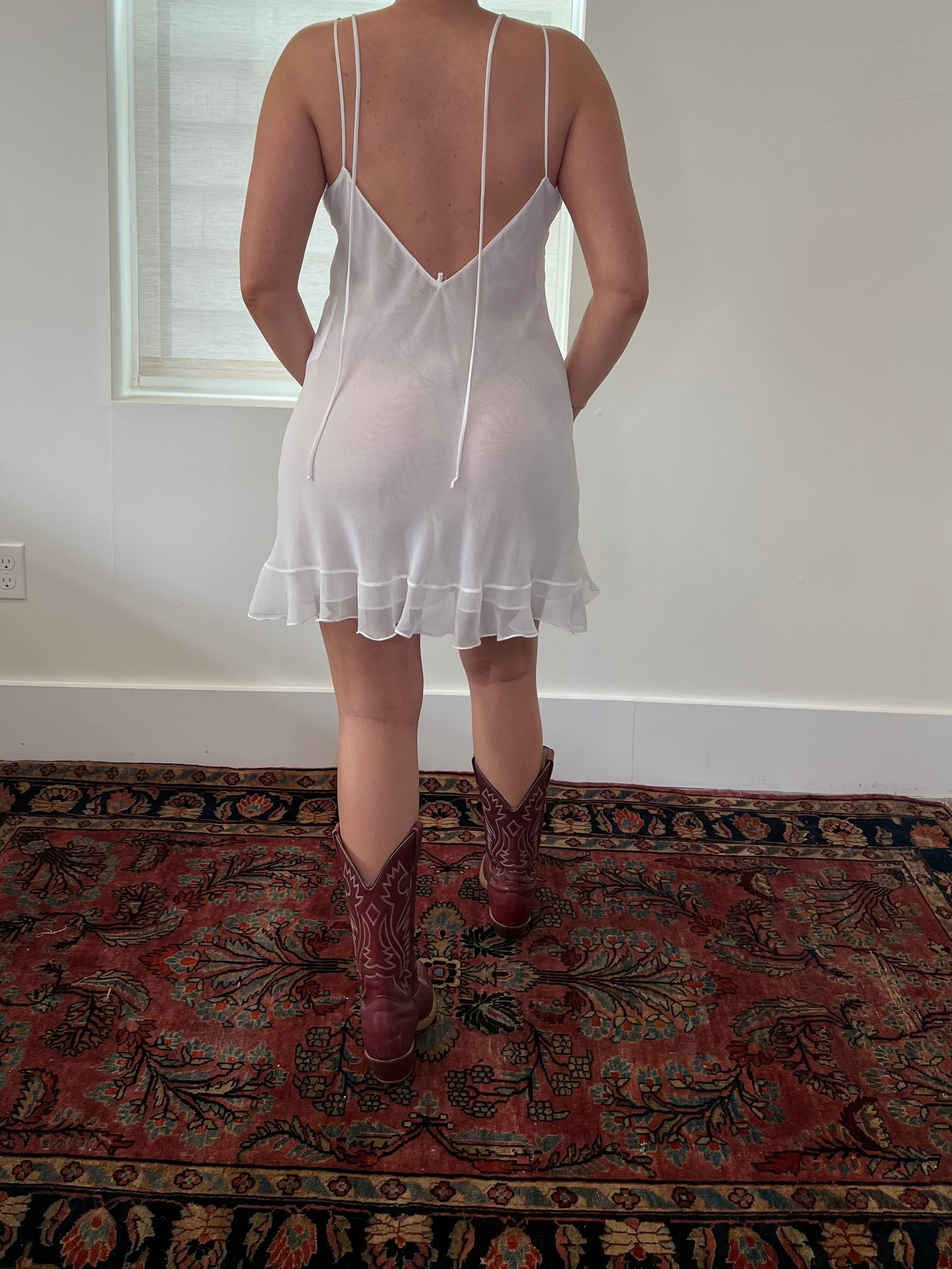 90s Mini Romantic Slip
