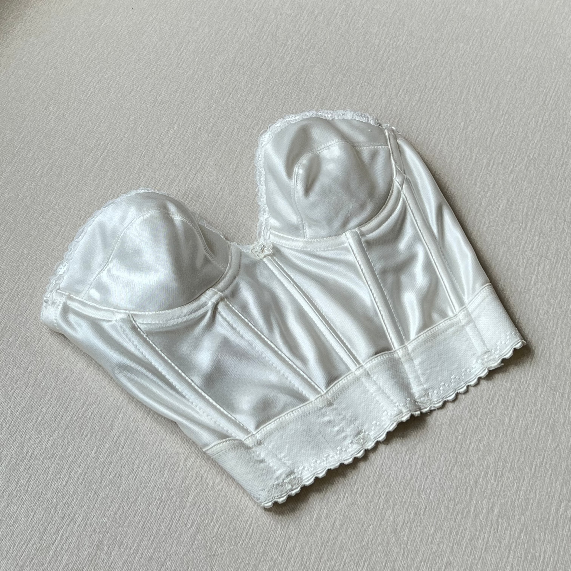 Late 90s White Corset Top