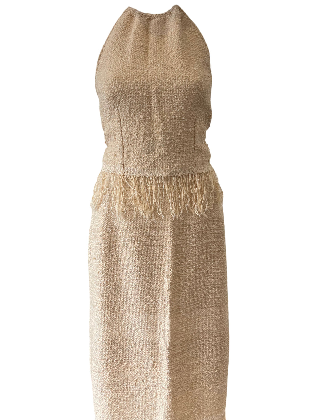 1970s Tweed Halter Set