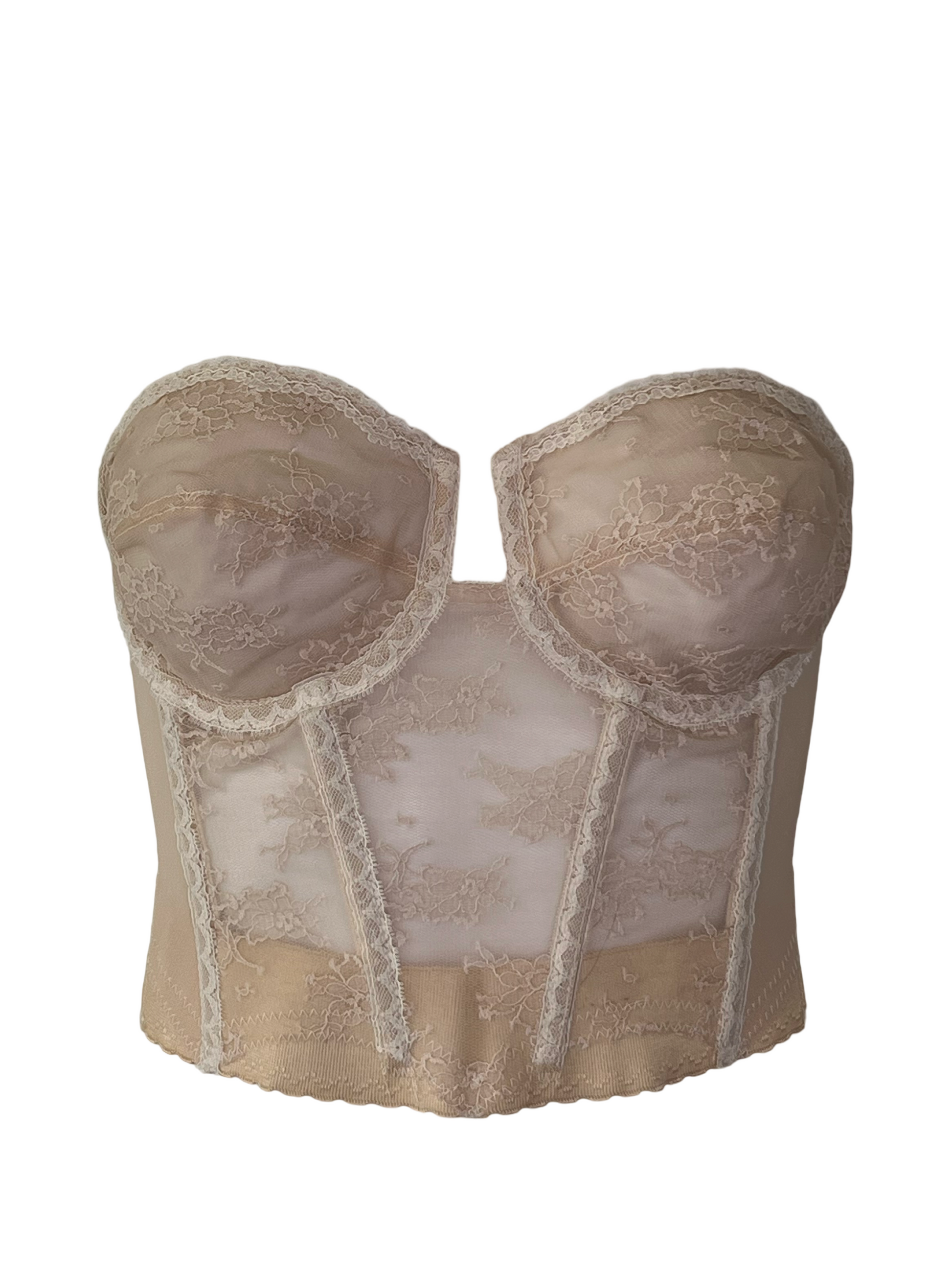 80s Structured Beige Corset
