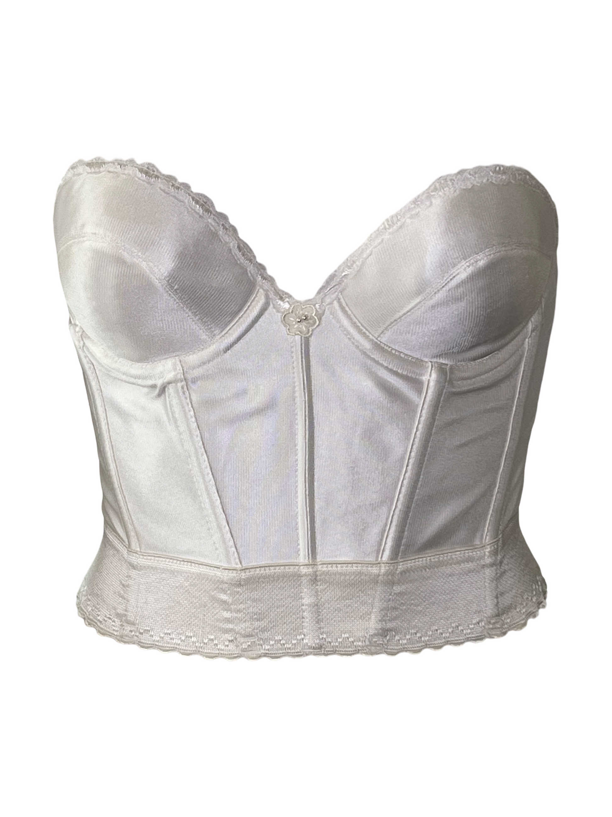 Late 90s White Corset Top