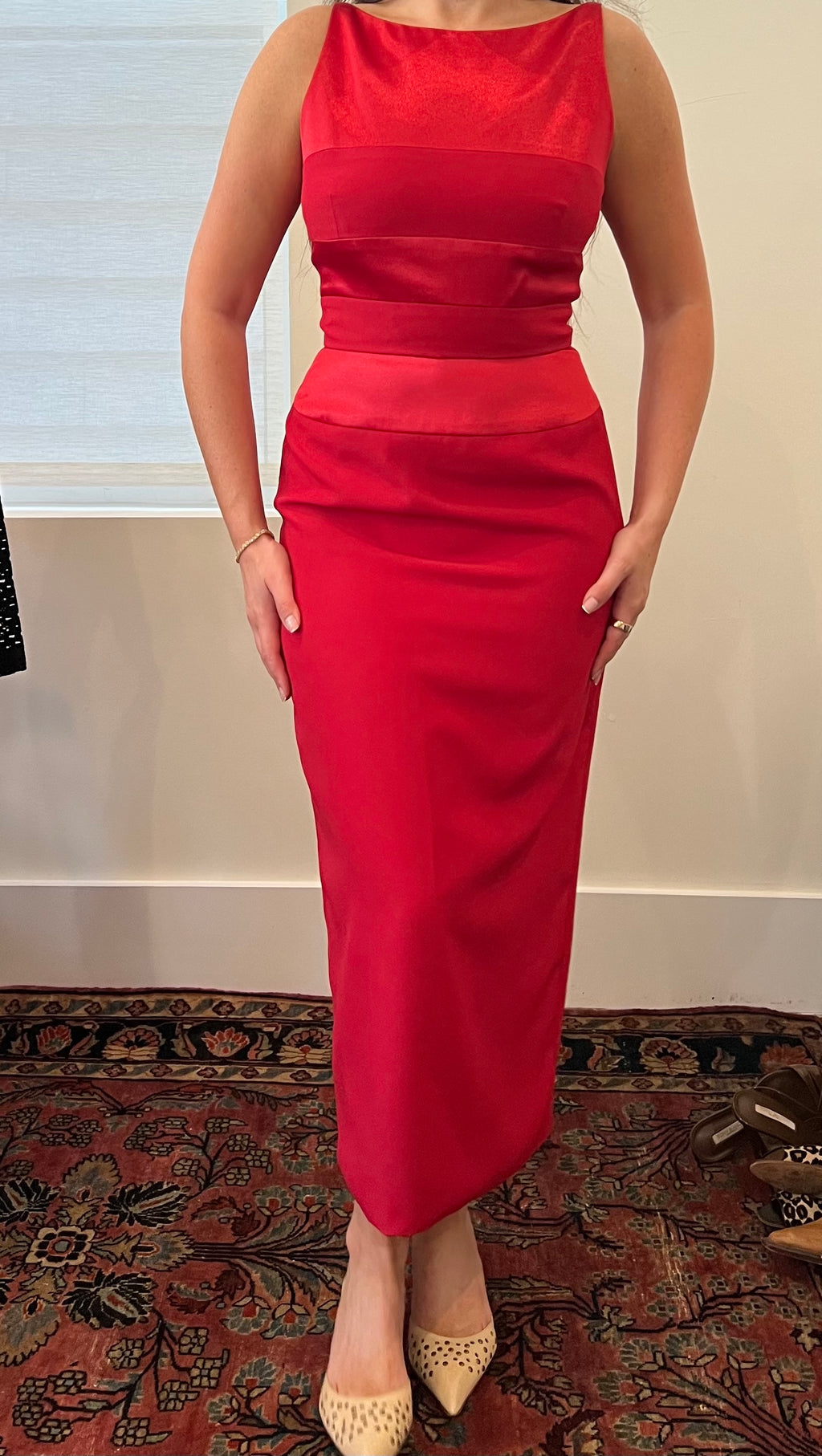 Early 2000s Red Cache Cocktail Dress