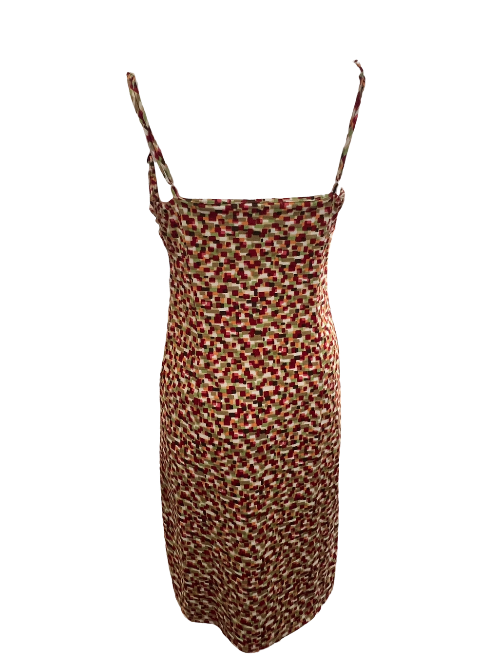 Early 2000s BCBG Midi Dress 70s Print