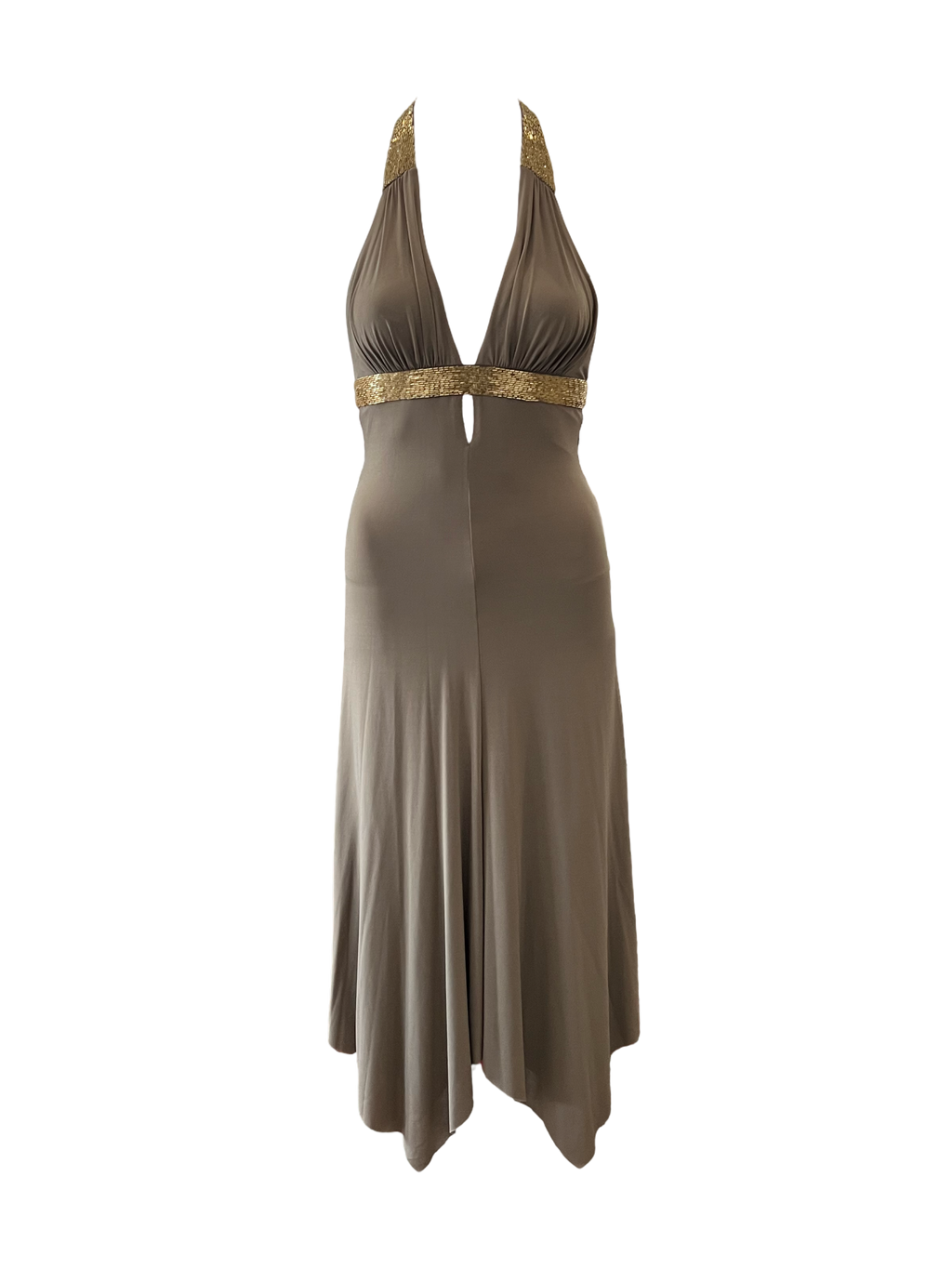 Y2k BCBG Halter Midi Dress