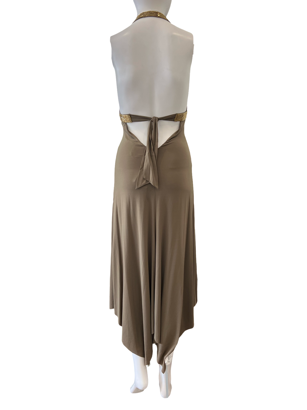Y2k BCBG Halter Midi Dress