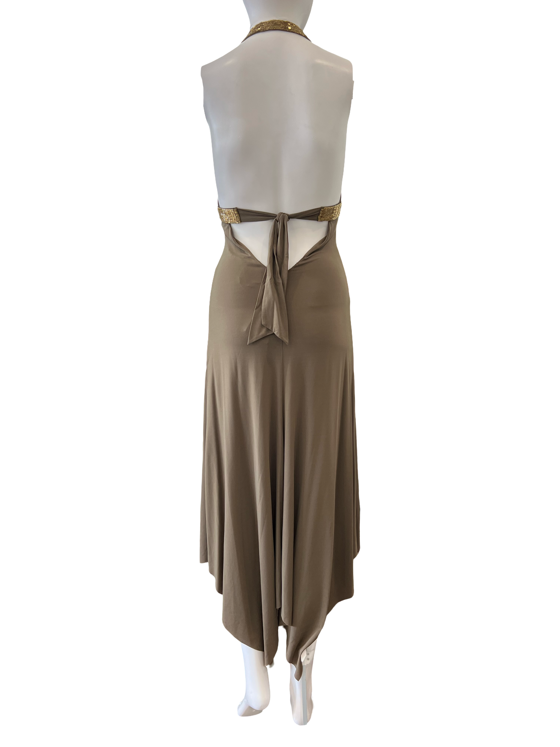 Y2k BCBG Halter Midi Dress
